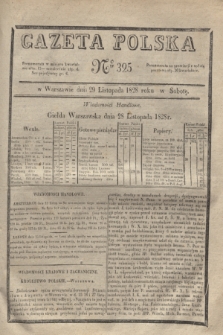 Gazeta Polska. 1828, № 325 (29 listopada)