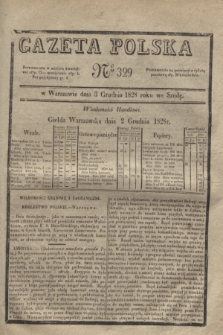 Gazeta Polska. 1828, № 329 (3 grudnia)