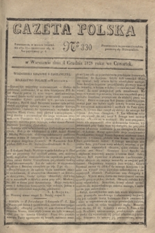 Gazeta Polska. 1828, № 330 (4 grudnia)