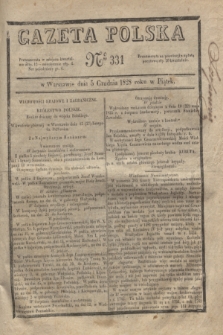 Gazeta Polska. 1828, № 331 (5 grudnia)
