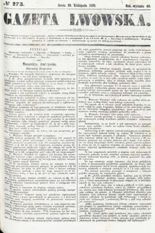 Gazeta Lwowska. 1859, nr 273