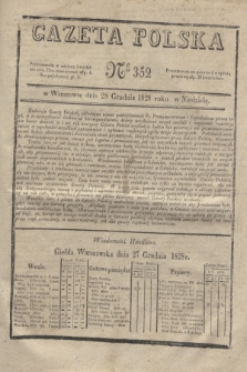 Gazeta Polska. 1828, № 352 (28 grudnia)