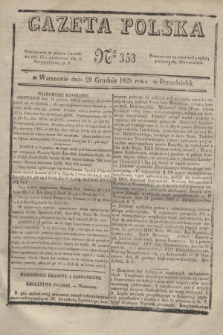 Gazeta Polska. 1828, № 353 (29 grudnia)