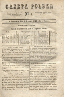 Gazeta Polska. 1829, Nro 3 (3 stycznia)