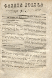 Gazeta Polska. 1829, Nro 4 (4 stycznia)