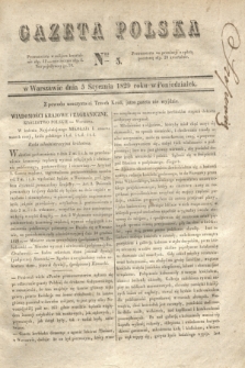 Gazeta Polska. 1829, Nro 5 (5 stycznia)