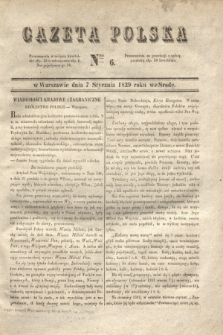 Gazeta Polska. 1829, Nro 6 (7 stycznia)