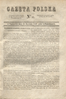 Gazeta Polska. 1829, Nro 11 (12 stycznia)