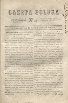 Gazeta Polska. 1829, Nro 15 (16 stycznia)