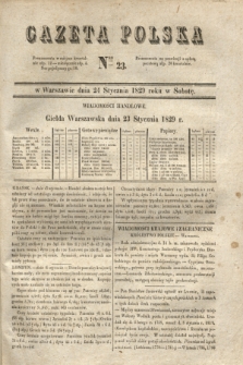 Gazeta Polska. 1829, Nro 23 (24 stycznia)