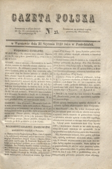 Gazeta Polska. 1829, Nro 25 (26 stycznia)