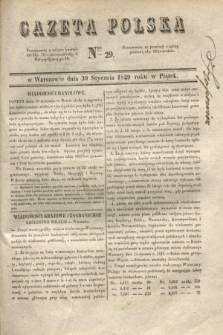 Gazeta Polska. 1829, Nro 29 (30 stycznia)