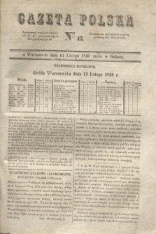 Gazeta Polska. 1829, Nro 43 (14 lutego)
