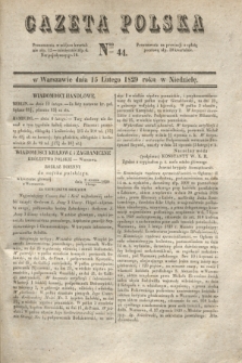 Gazeta Polska. 1829, Nro 44 (15 lutego)