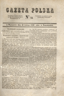 Gazeta Polska. 1829, Nro 52 (23 lutego)