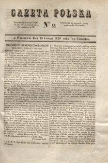 Gazeta Polska. 1829, Nro 55 (26 lutego)