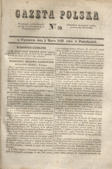 Gazeta Polska. 1829, Nro 59 (2 marca)