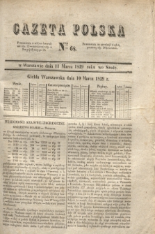 Gazeta Polska. 1829, Nro 68 (11 marca)