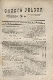 Gazeta Polska. 1829, Nro 80 (23 marca)