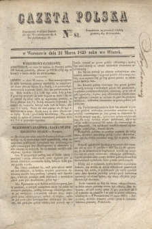 Gazeta Polska. 1829, Nro 81 (24 marca)
