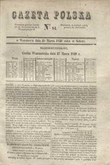 Gazeta Polska. 1829, Nro 84 (28 marca)