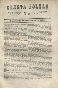Gazeta Polska. 1829, Nro 85 (29 marca)