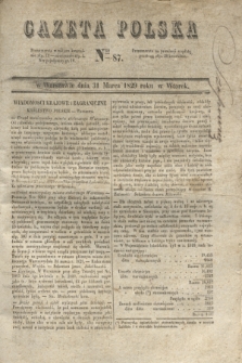Gazeta Polska. 1829, Nro 87 (31 marca)