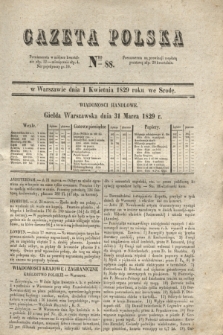 Gazeta Polska. 1829, Nro 88 (1 kwietnia)