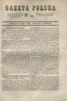 Gazeta Polska. 1829, Nro 119 (3 maja)