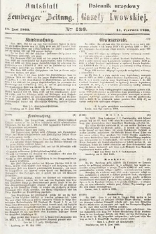 Amtsblatt zur Lemberger Zeitung = Dziennik Urzędowy do Gazety Lwowskiej. 1860, nr 136