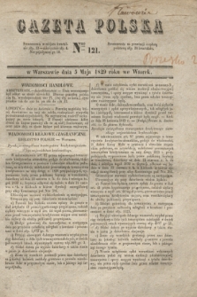Gazeta Polska. 1829, Nro 121 (5 maja)