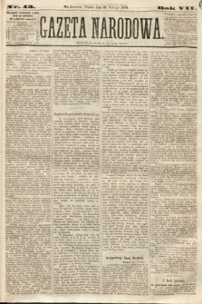 Gazeta Narodowa. 1868, nr 43