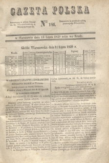Gazeta Polska. 1829, Nro 186 (15 lipca)