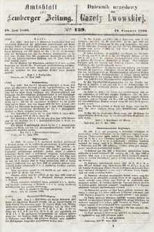 Amtsblatt zur Lemberger Zeitung = Dziennik Urzędowy do Gazety Lwowskiej. 1860, nr 139