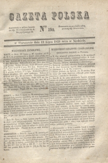 Gazeta Polska. 1829, Nro 190 (19 lipca)