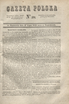 Gazeta Polska. 1829, Nro 198 (27 lipca)