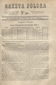 Gazeta Polska. 1829, Nro 200 (29 lipca)