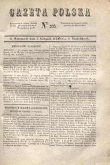 Gazeta Polska. 1829, Nro 205 (3 sierpnia)