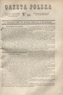 Gazeta Polska. 1829, Nro 225 (24 sierpnia)