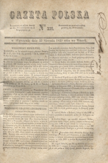 Gazeta Polska. 1829, Nro 226 (25 sierpnia)