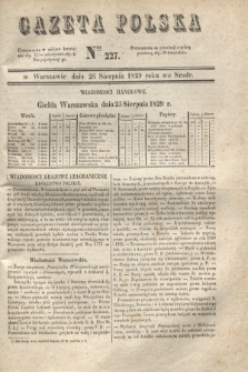 Gazeta Polska. 1829, Nro 227 (26 sierpnia)