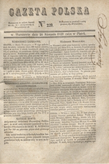 Gazeta Polska. 1829, Nro 229 (28 sierpnia)