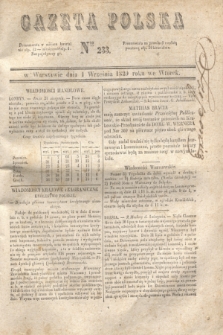 Gazeta Polska. 1829, Nro 233 (1 września)