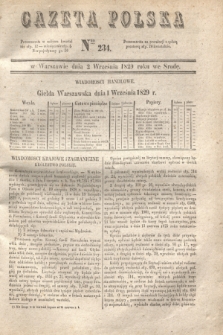 Gazeta Polska. 1829, Nro 234 (2 września)