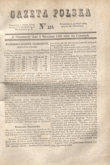 Gazeta Polska. 1829, Nro 235 (3 września)