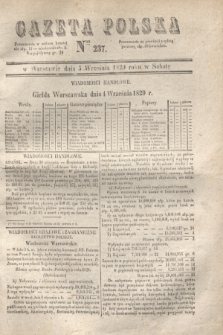 Gazeta Polska. 1829, Nro 237 (5 września)