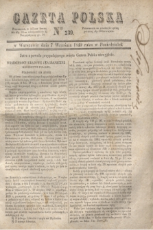 Gazeta Polska. 1829, Nro 239 (7 września)