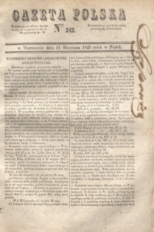 Gazeta Polska. 1829, Nro 242 (11 września)