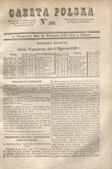 Gazeta Polska. 1829, Nro 243 (12 września)