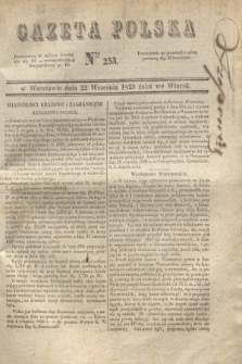 Gazeta Polska. 1829, Nro 253 (22 września)